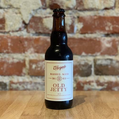 Single 375ml bottle of Old Jetty Barrel Aged beer