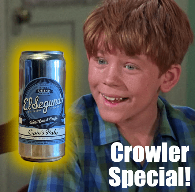 Opie's Special text on a crowler