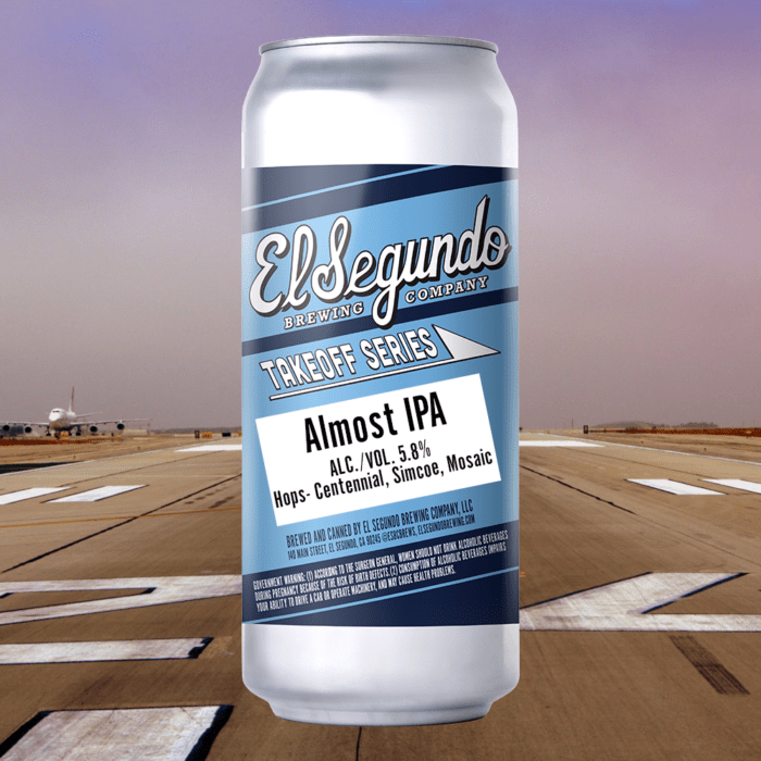 Almost IPA Glamour Shot on Runway