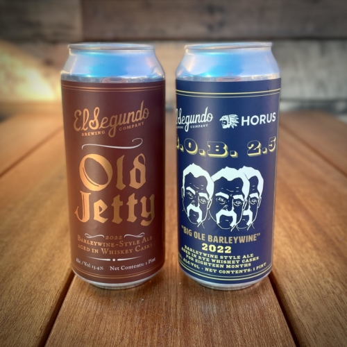 Cans of Old Jetty and BOB 2.5