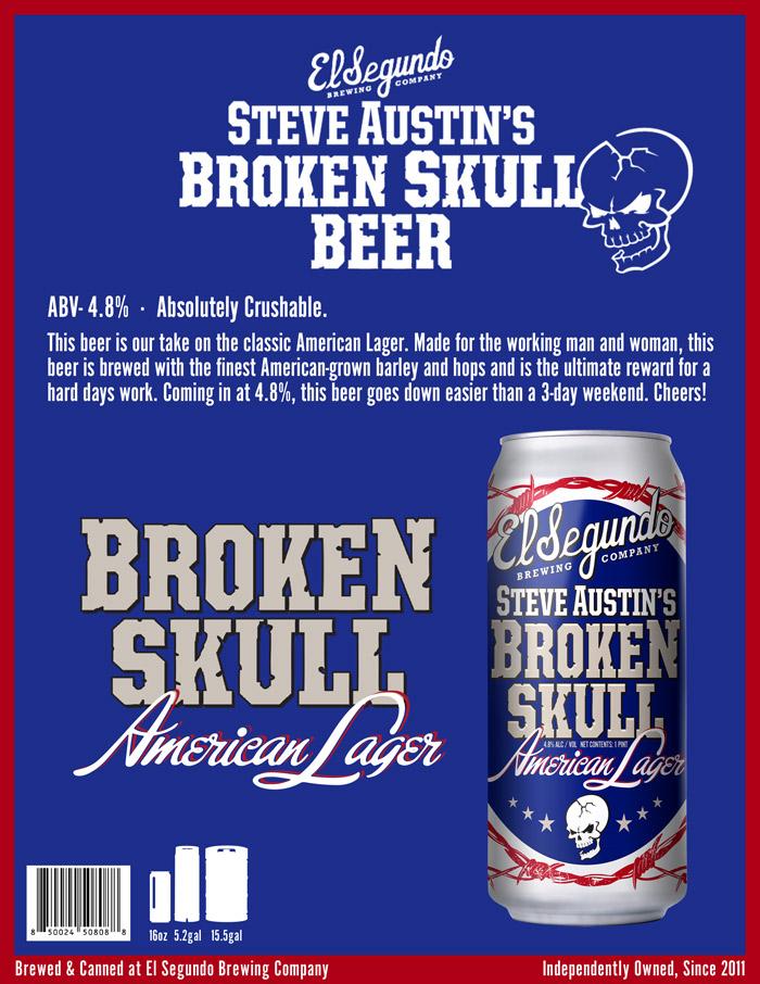 Broken Skull American Lager Sales Sheet