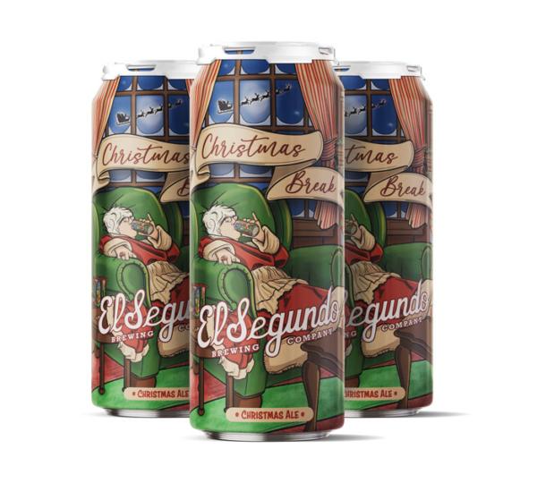 Christmas Break 4-pack can rendering