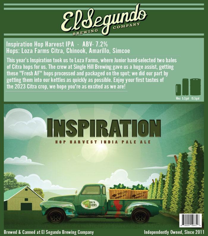 Inspiration IPA sales sheet