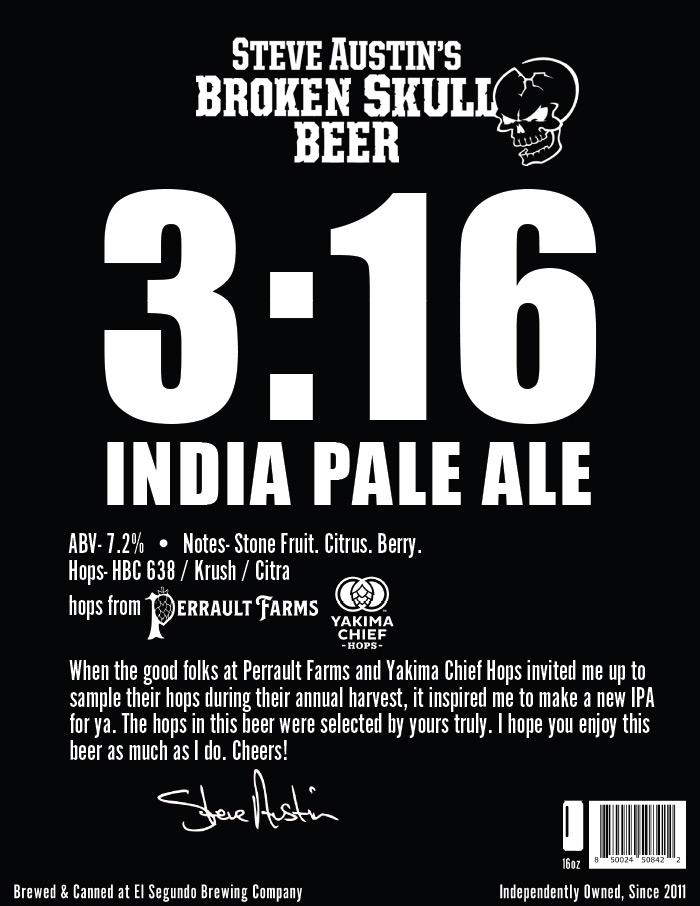 Broken Skull 3:16 IPA Spec Sheet