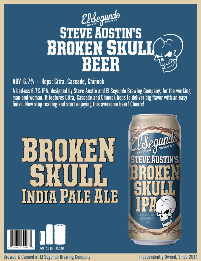Broken Skull IPA spec sheet