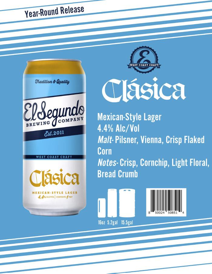 Clásica Mexican-style Lager speck sheet