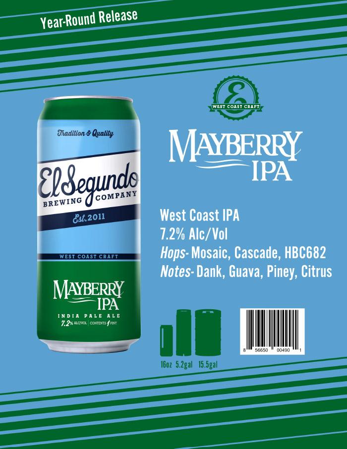 Mayberry IPA Spec Sheet
